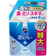キュキュット CLEAR泡スプレー 無香性 つめかえ用 650ml [食器用洗剤]