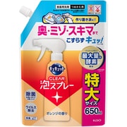キュキュット CLEAR泡スプレー オレンジの香り つめかえ用 650ml [食器用洗剤]