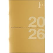 限定 10月始まり（2025.10 - 2027.1） F.O.B COOP ダイアリーノートB6・マンスリー 金 2026年版 PBF75GO26