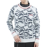 ゴルフウェアレディース 25F UJ クルーネックセーター Lサイズ WHT ADLA558