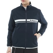 ゴルフウェアレディース 25F ロゴライン ウィンドジャケット Mサイズ NVY ADLA560