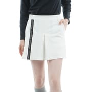 ゴルフウェアレディース 25F 4WAYストレッチ BOXプリーツキュロット Mサイズ WHT ADLA565