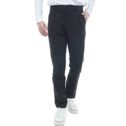 ゴルフウェアメンズ 25F ワンタック ストレートパンツ Mサイズ BLK ADMA561