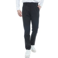 ゴルフウェアメンズ 25F ワンタック ストレートパンツ Lサイズ BLK ADMA561