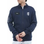 ゴルフウェアメンズ 25F ニットライク トラックジャケット LLサイズ NVY ADMA565