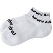 23S レディースショート丈ゴルフソックス Fサイズ WHT ADMB317F