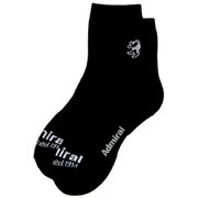 24F ミドルソックス ランパント Fサイズ BLK ADMB4B18