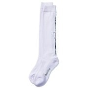 24F バックロゴ ハイソックス レディース Fサイズ WHT ADMB4B21