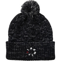 25F ビーニーサークルロゴレディース Fサイズ BLK ADMB5B12