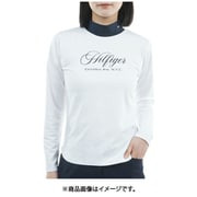 ゴルフウェアレディース 25F ロゴジャガ-ド 長袖モックネック Mサイズ WHT THLA570