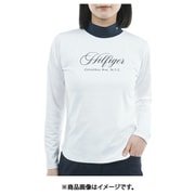 ゴルフウェアレディース 25F ロゴジャガ-ド 長袖モックネック Lサイズ WHT THLA570