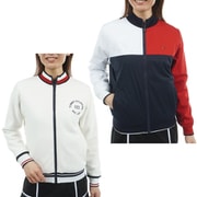 ゴルフウェアレディース 25F リバーシブル ニットジャケット Mサイズ WHT THLA576
