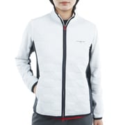 ゴルフウェアレディース 25F ロゴキルト パテッドジャケット Mサイズ WHT THLA586