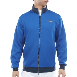 ゴルフウェアメンズ 25F フロントロゴ スウェットフーディー LLサイズ BLU THMA552