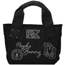PSYCHO BUNNY ラウンドバッグ ホワイト/ブラック Psycho Bunny サイコバニー ゴルフ ラウンドバッグ LOGOART