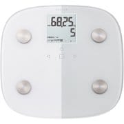 ECLEAR 体組成計 8項目測定 乗るだけ自動認識 ホワイト CAFS010WH