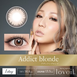 アディクトブロンド ワンデー 10枚入 -9.50 [カラーコンタクトレンズ]