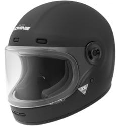 ネオレトロフルフェイスヘルメット Mat Black L HK-190 01-190 L