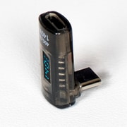 Type-C方向変換アダプター 垂直L型(オス-メス) デジタルディスプレイ搭載 USB4対応 PD 140W FUHA-CCD113SL