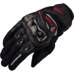 カーボンプロテクトレザーメッシュグローブ Black 2XL GK-224 06-224 2XL