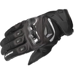 カーボンプロテクトレザーメッシュグローブ Brown S GK-224 06-224 S