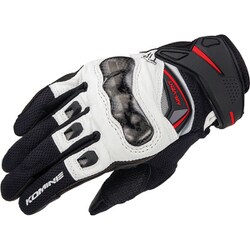 カーボンプロテクトレザーメッシュグローブ White/Black XL GK-224 06-224 XL
