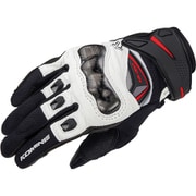 カーボンプロテクトレザーメッシュグローブ White/Black XL GK-224 06-224 XL