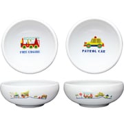 子ども食器 のりもの すくい易い ボウル 2柄セット 径13.8cm 3032037