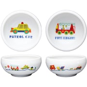 子ども食器 のりもの すくい易い おかず鉢 2柄セット 径10cm 3032039