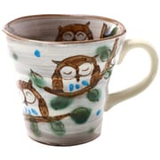 美濃焼 お茶に合うマグカップ 口径9.2cm 250ml ふくろう 12631