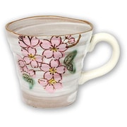 美濃焼 お茶に合うマグカップ 口径9.2cm 250ml さくら 12856