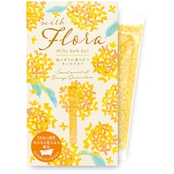 限定 ウィズフローラ ミルキーバスソルト 金木犀 [入浴剤温浴]