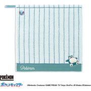 ポケットモンスター リラックスタイム 34cm×35cm グリーン ループ付きウォッシュタオル カビゴン 69-0121080