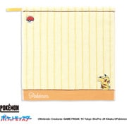 ポケットモンスター リラックスタイム 34cm×35cm イエロー ループ付きウォッシュタオル ピカチュウ 69-0121080