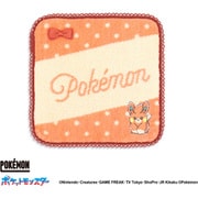 69-0150070 [ポケットモンスター リボンドット 20cm×20cm オレンジ タオルハンカチ パモ]
