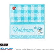 69-0170070 [ポケットモンスター スターチェック 20cm×20cm ブルー タオルハンカチ クワッス]