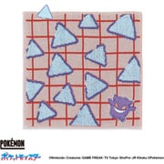 69-0200080 [ポケットモンスター ポップアップ 25cm×25cm グレー タオルハンカチ ゲンガー]