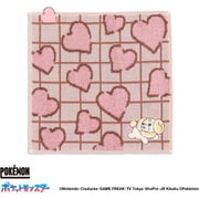 69-0200080 [ポケットモンスター ポップアップ 25cm×25cm ピンク タオルハンカチ パピモッチ]