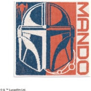 19-0040090 [STAR WARS マンダロリアン 25cm×25cm オレンジ タオルハンカチ]