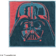 19-0060090 [STAR WARS ダースベイダー ダブルフェイス 25cm×25cm レッド タオルハンカチ]
