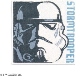 19-0070090 [STAR WARS ストームトルーパー 25cm×25cm ホワイト タオルハンカチ]