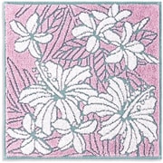 57-3410070 [『KathyMom-Aina Hau-』（キャシーマム アイナハウ） コナウィンズ 25cm×25cm ピンク タオルハンカチ]