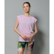 Ecocoベア天竺チュニック レディース フィットネス ヨガ シャツ ピンク（02） サイズ0 B1953TUB026