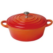 健康料理鍋 丸型 オレンジ 日本製 780ml 78337