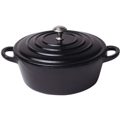 健康料理鍋 丸型 ブラック 日本製 780ml 78263