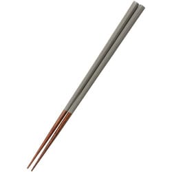 先細八角箸 23cm 薄墨 食洗機可 日本製 78701