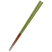 先細八角箸 23cm 萌黄 食洗機可 日本製 78700