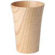 木製ビアカップ ナツメの一口 ナチュラル 350ml 86989