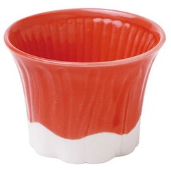 富士山おちょこ 赤 90ml 日本製 78719