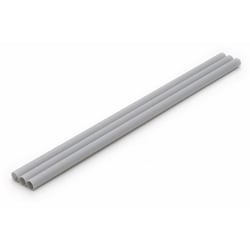 OM-557 プラ＝パイプ（グレー） 肉厚 外径9.5mm 3本入 [プラモデル用品]
